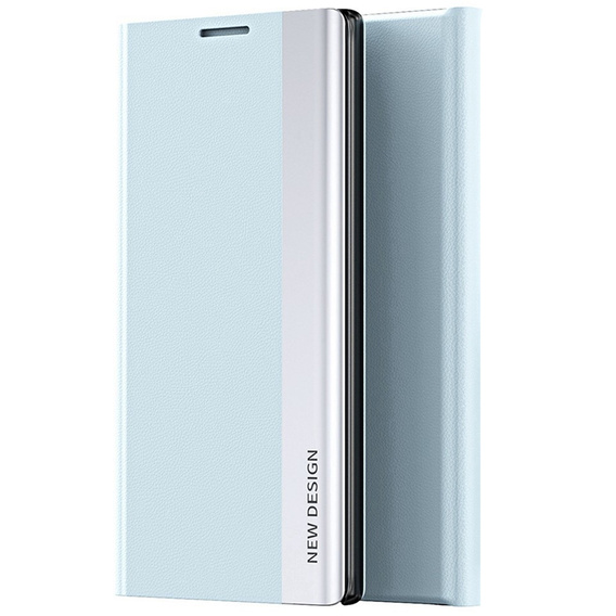 Cu clapetă pentru Samsung Galaxy M23 5G / M13, Side Magnetic, caz albastru