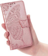 Cu clapetă pentru Honor 400 5G, Butterfly, roz rose gold