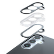 Carcasă pentru Samsung Galaxy S24, Fusion Hybrid, cu protecție pentru camera foto, transparent / negru