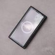 Carcasa Magnetic Dual Glass MagSafe pentru Samsung Galaxy S22 Ultra, verde
