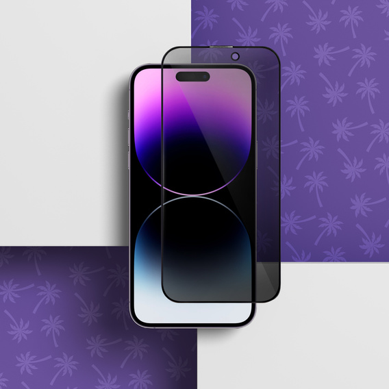 Sticlă temperată Shy Palm Privacy pentru iPhone 14 Pro