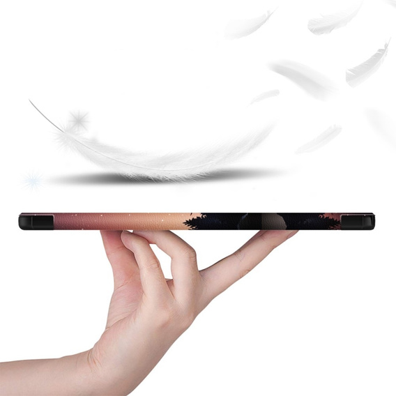 Husă pentru Samsung Galaxy Tab A9+, Smartcase, evening landscape