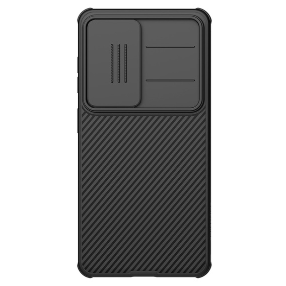 Husă NILLKIN Camshield Pro cu capac pentru cameră pentru Samsung Galaxy S26, negru