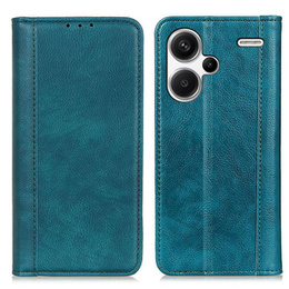 Huse pentru Xiaomi Redmi Note 13 Pro+, Wallet Litchi Leather, verde