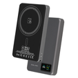 Blavec Power Bank 10000mAh BJ-03 Slim 13.5mm - Tip C - 22.5W, MagSafe 3in1 - gri