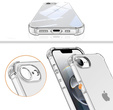 Carcasă pentru iPhone 16E, Erbord Dropproof, transparentă + Sticlă