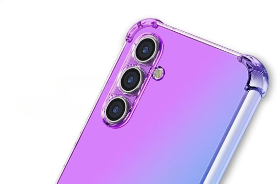 Husa pentru Samsung Galaxy M15 5G, Gradient Dropproof, Violet / albastru