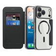 Carcasă Wallet MagSafe RFID flip cu protecție pentru camera foto pentru iPhone 17 Pro Max