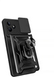 Husă blindată pentru Realme C63, CamShield Slide, negru