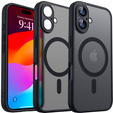 Husă mată pentru iPhone 17, pentru Magsafe, negru mat