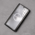 Carcasa Magnetic Dual Glass MagSafe pentru Samsung Galaxy S22 Ultra, de argint
