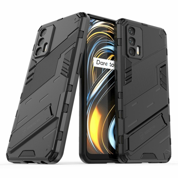 Husa pentru Realme GT 5G, Military kickstand, albastru