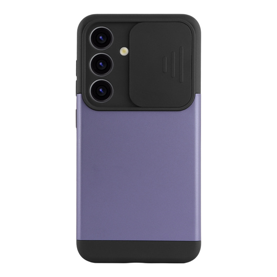 Huse pentru Samsung Galaxy S24, ERBORD CamProtect Slide Camera, violet