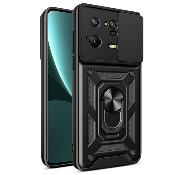 Husă blindată pentru Xiaomi 13 Pro, CamShield Slide, negru
