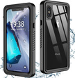 Husă impermeabilă IP68 pentru iPhone X / XS, negru