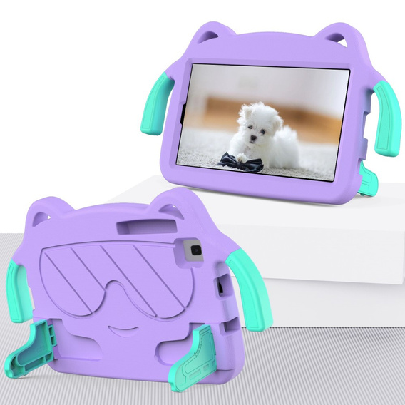 Husa pentru copii pentru Samsung Galaxy Tab A7 Lite 8.7T220 / T225 / A 8.0 (2019) T290 / T295, violet