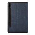 Husă pentru Samsung Galaxy Tab S9 FE+ Plus, Smartcase cu spațiu pentru stylus, albastru