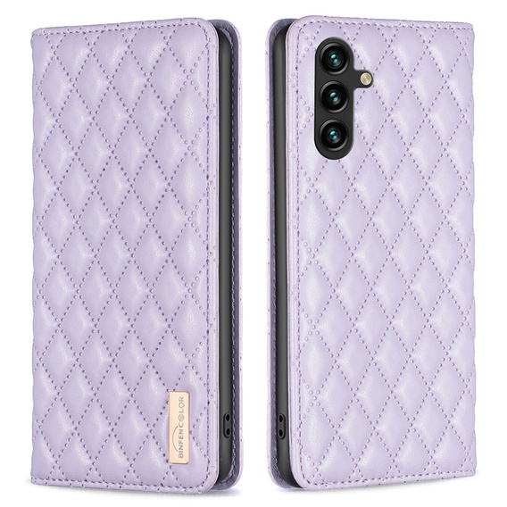 Cu clapetă pentru Samsung Galaxy A35 5G, Wallet, BINFEN COLOR, violet