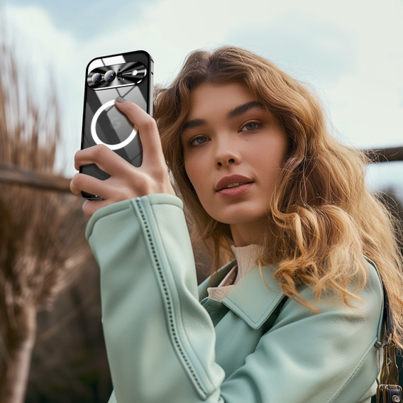 Carcasă de protecție pentru camera foto pentru Google Pixel 9, CamShield MagSafe, negru