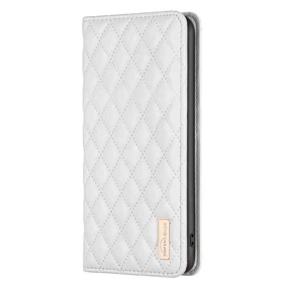 Cu clapetă pentru Samsung Galaxy A54 5G, Wallet, BINFEN COLOR, alb