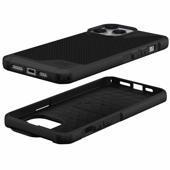 Urban Armor Gear Huse pentru iPhone 14 Pro Max, Metropolis LT MagSafe Fibr Armr, negru