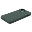 Husa pentru iPhone 15, Silicone Lite, verde închis