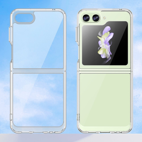 Huse pentru Samsung Galaxy Z Flip 5 5G, Fusion Hybrid, transparentă