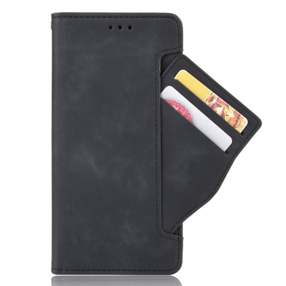 Cu clapetă pentru Realme 11 5G, Card Slot, negru