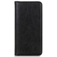 Husa cu clapetă pentru Google Pixel 8A, Split Leather, negru