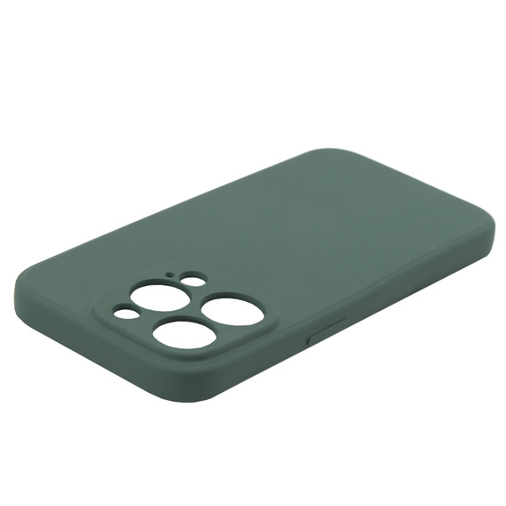 Husa pentru iPhone 15 Pro, Silicone Lite, verde