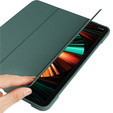 Husă pentru iPad Pro 11 2021/2022, Smartcase cu spațiu pentru stylus, verde