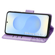Cu clapetă pentru Samsung Galaxy S25 FE, Butterfly, violet