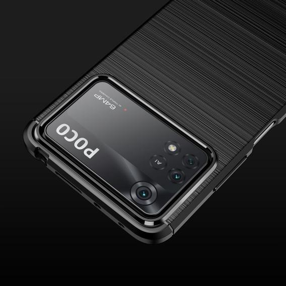 Huse pentru Xiaomi Poco X4 Pro 5G, Carbon, negru
