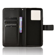 Husă flip pentru Xiaomi 13T / 13T Pro / Redmi K60 Ultra, Smart Magnet, negru