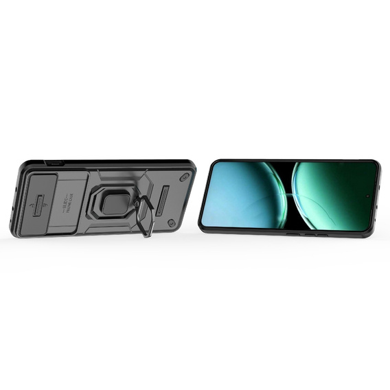 Husă pentru OnePlus Nord 4, KickStand Camera Lens, negru