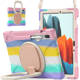 Husă pentru Samsung Galaxy Tab S9 FE / S9 / S9 / S8 / Tab S7, blindată, rotativă 360, colorată