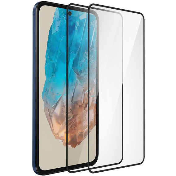 2x sticlă călită ERBORD 3D pentru Samsung Galaxy M35 pentru întregul display