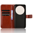 Cu clapetă pentru Xiaomi 14 Ultra, Crazy Horse Wallet, maro
