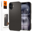 Carcasa Spigen pentru iPhone 16 Plus, Thin Fit Mag, gri + sticlă temperată 9H