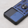 Husă blindată pentru Motorola Moto G84 5G, CamShield Slide, albastru
