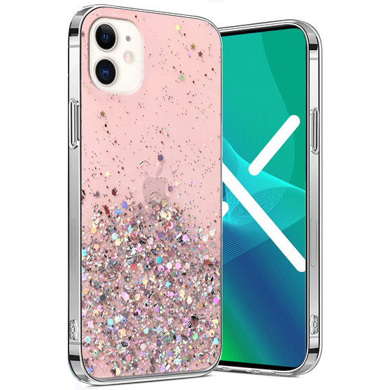 Huse pentru iPhone 11, Glittery, roz