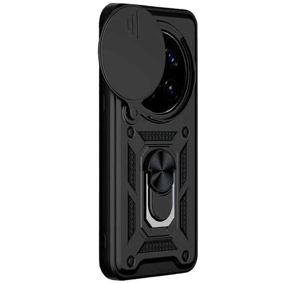 Husă blindată pentru Honor Magic 7 Pro, CamShield Slide, negru