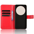 Cu clapetă pentru Xiaomi 14 Ultra, Crazy Horse Wallet, roșu
