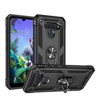 Husă blindată pentru LG K50 / Q60, Nox Case Ring, negru