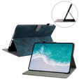 Huse pentru Samsung Galaxy Tab S9, Wallet Pen Slot, verde