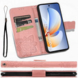 Cu clapetă pentru Realme C71, Butterfly, roz rose gold