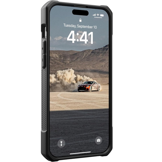 Carcasă Urban Armor Gear pentru iPhone 15 Pro Max, Monarch, Kevlar negru