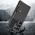 Husa pentru Samsung Galaxy S25 Ultra, Card Holder Kickstand, negru