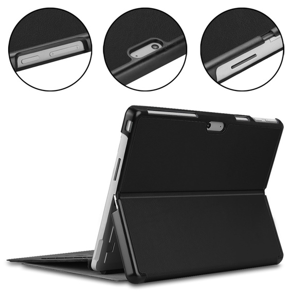 Huse pentru Microsoft Surface Pro 9, Stand Case With stand, negru