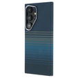 Carcasa pentru Samsung Galaxy S25 Ultra, Carbon Fiber MagSafe, albastru
